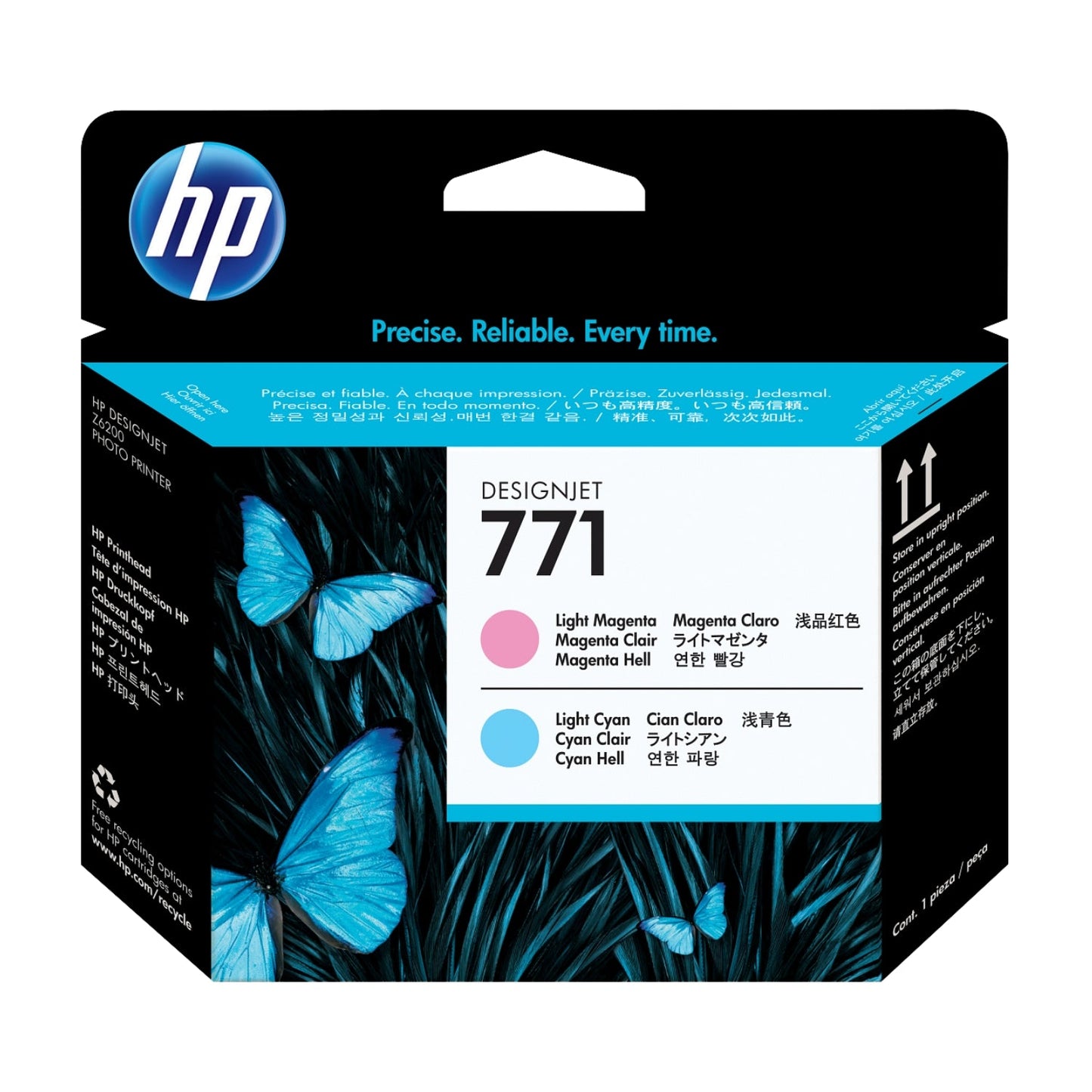 HP 771 (CE019A) Light Magenta and Light Cyan Printheads-0